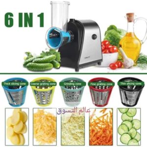 ✳️قطاعة الخضروات الكهربائية 🥒🌶️🥬🥕من سوكاني 6 في 1💁🏻‍♀️